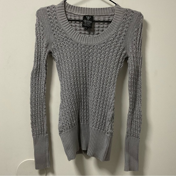 Guess Sweaters - GUESS Los Angeles Grey Knit 🧶 Sweater!